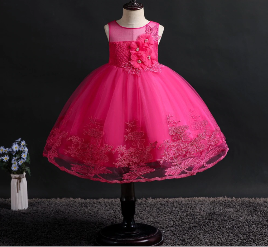 Ошатне бальне плаття. Маджента. Elegant ball gown. Malinka на дівчинку2021, фото 1