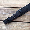 Ремінь для рушницi прямий 35 мм Чорний (кожа), фото 2