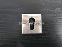 Квадратная накладка под ключ Metal-Bud PZ (нержавейка)