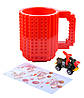 Кружка-конструктор Lego 350мл Red, фото 4