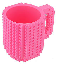 Кружка-конструктор Lego 350мл Yellow Pink