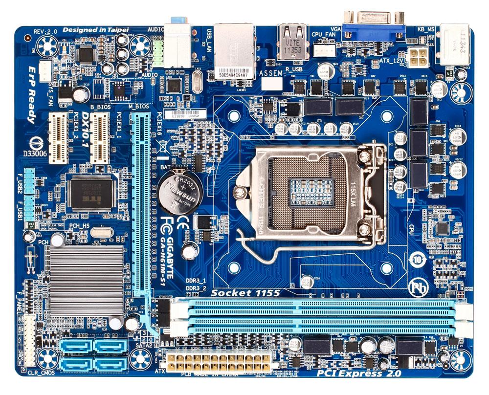 Материнська плата Gigabyte GA-H61M-S1 Socket 1155