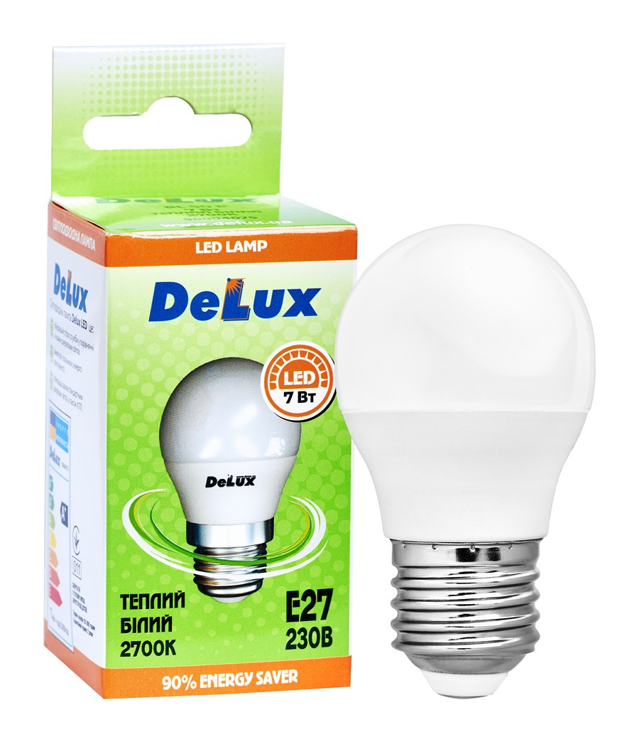 Лампа світлодіодна DELUX BL50P 7Вт 2700K 220В E27