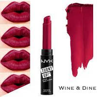 NYX Cosmetics Помада для губ Turnt Up! Lipstick - WINE & DINE