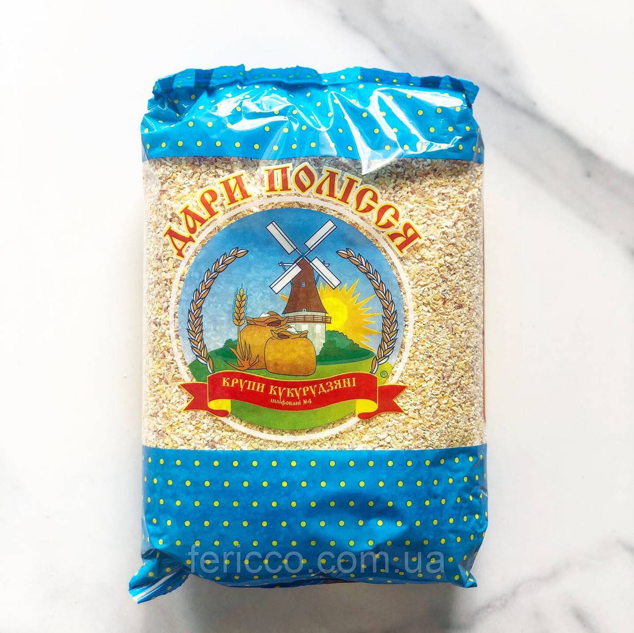 Крупа Кукурудзяна ДАРІ ПОЛІССЯ 0,9 кг, фото 1