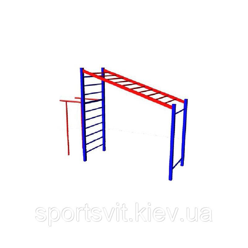 Рукохід із брусами