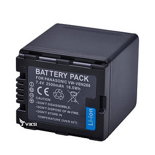 Акумулятор Panasonic VW-VBN260 (2500mah), фото 1