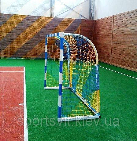 Сітка футбольна 4,5 мм для воріт 2000х1500 мм в кольорах клубу