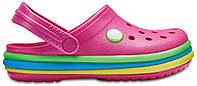 Кроксы Крокбенд Сабо Детские Kids' Crocband Rainbow Band Clog