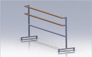 Верстат дворядний мобільний з фіксаторами
