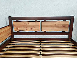 Кровать двуспальная угловая из массива дерева "Магия Дерева Премиум" от производителя, фото 3