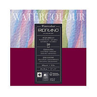 Склейка-блок для акварелі Watercolor (30х30см), 200г/м2, 20арк, 25% бавовни, середнє зерно, Fabriano 72613030