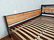 Кровать полуторная деревянная для спальни "Магия Дерева Премиум" от производителя, фото 2