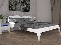 Дерев'яна яні ліжко двоспальне Корона 3 / Дерев'яне ліжко двоспальне Корона 3