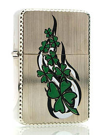 Запальничка бензинова, бронзова, у подарунковому пакованні