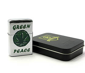 Запальничка бензинова, бронзова, у подарунковій упаковці