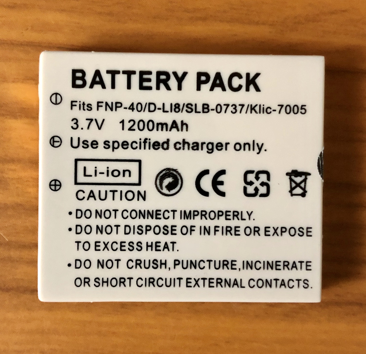 Panasonic CGA-S004E / BCB7 (Digital) 1200mAh