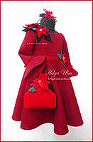 Тепла святкова сукня "Різдвяна зірка" для дівчинки 122
