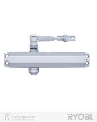 Доводчик для дверей регульований RYOBI 2000 D-2005V SILVER BC STD_ARM EN_3/4/5 до_100 кг 1250 мм FIRE