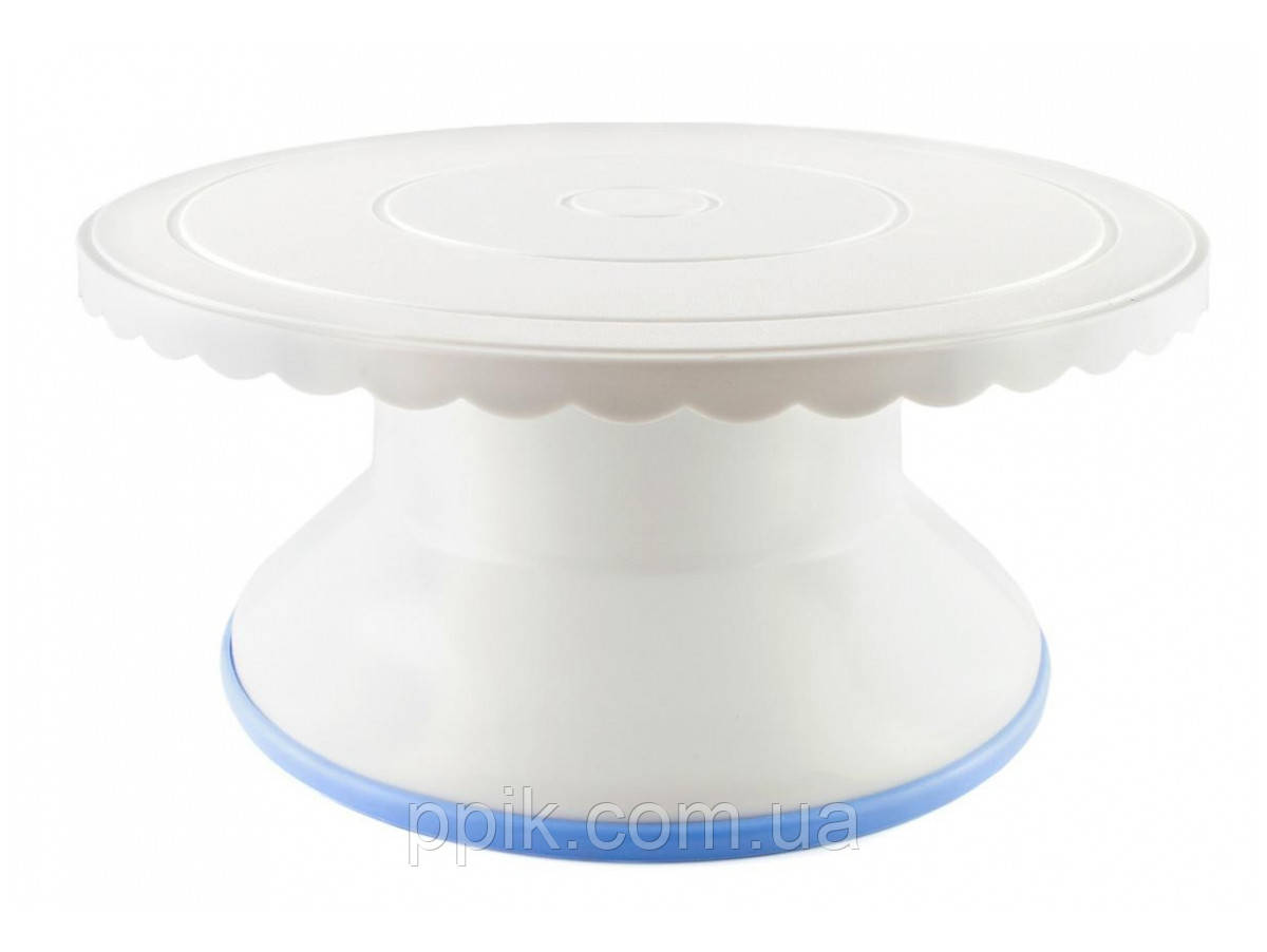 Стійка для торта, що обертається пластик 27*7.6 см