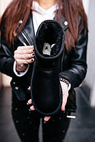 Уггі UGG Classic Mini Black Leather, фото 5