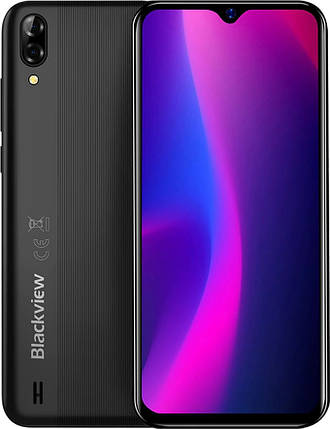Blackview A60 Plus 4/64Gb Black Гарантія 1 рік (*CPA -3% Знижка)_K, фото 1