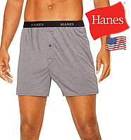 Трусы мужские Боксеры (Hanes®) из США / упаковка 5 штук (разные цвета)/ размер (XL) /54 / Оригинал