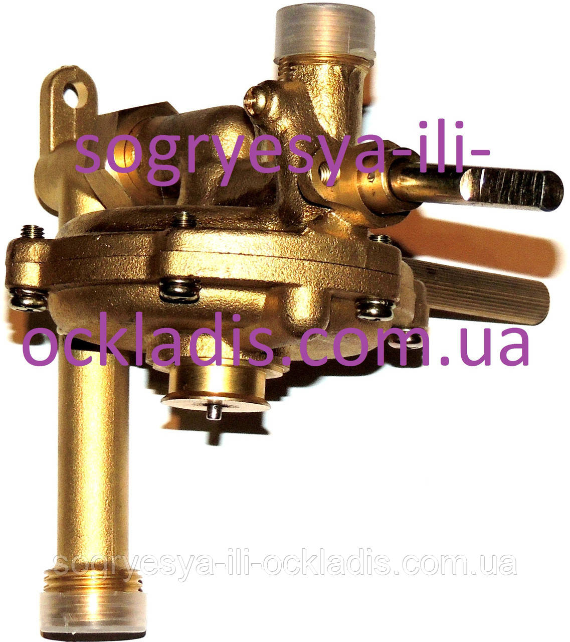 Блок водяний латунний (без фір.уп, Китай) колонок газових Neva-Lux 4510, 4511, 4513, к.з.0874, фото 1