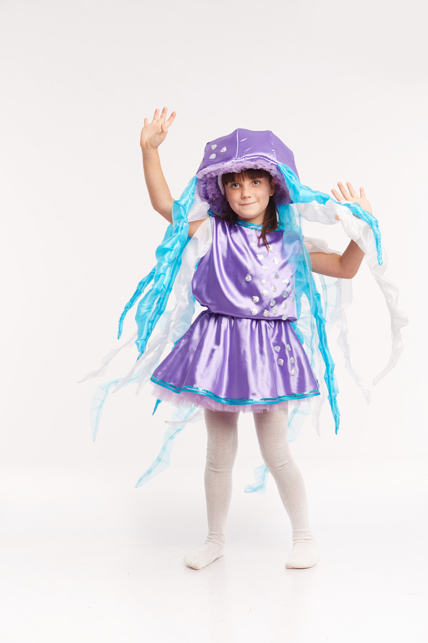 «Медуза» карнавальний костюм для дівчинки на зріст 110-125 см