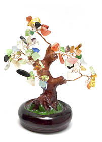 Дерево з різнобарвним камінням (15х16х14 см) (801-804)