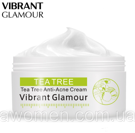 Протизапальний крем для обличчя Vibrant Glamour Tea Tree Anti Acne Face Cream 30 g