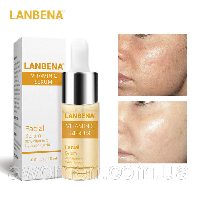 Сироватка Lanbena Vitamin C, з високою концентрацією вітаміну C 15 ml, фото 1