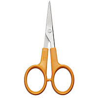 Закрійні ножиці Fiskars Classic для вишивання, 10 см, прямі, оранжеві (1005143)