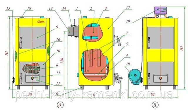 Котел Данко 16