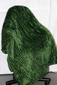 Двоспальне бамбукове покривало Fashion зелене