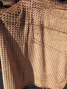 Двоспальне бамбукове покривало Fashion забарвлення коричневий