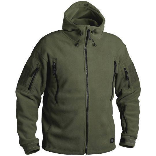 Кофта флісова HELIKON-TEX PATRIOT з капюшоном Olive (BL-PAT-HF-02) РОЗМІР 3XL/Regular