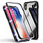 Магнитный чехол на Iphone iphone X/10, Xs, Xs черный Max черный + защитное стекло 5D Код 10-3009, фото 7