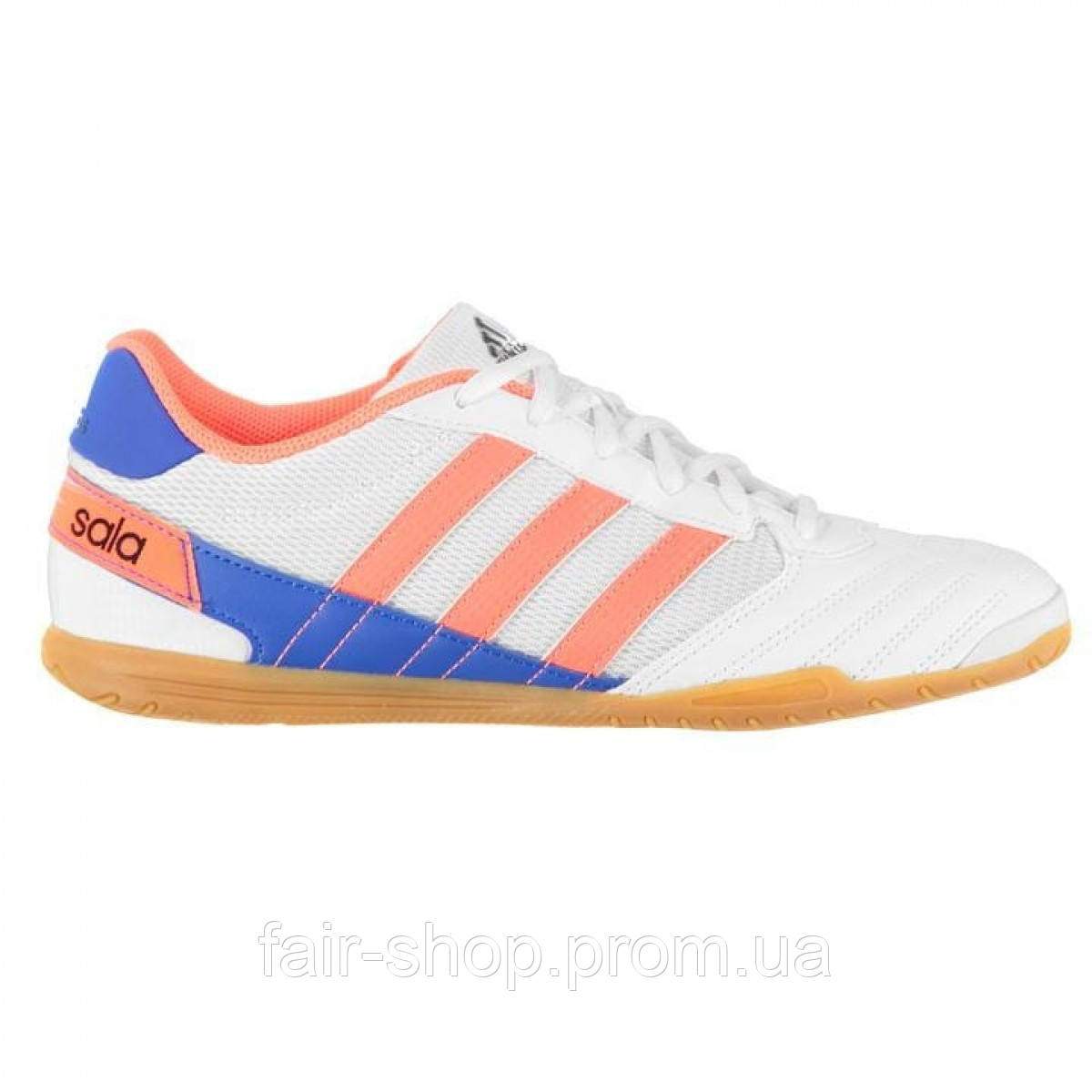 Футзалкі Adidas Super Sala IN Sn03 White/Coral/Blu, оригінал. Доставка від 14 днів