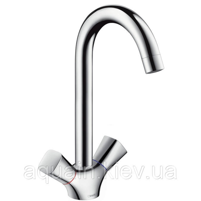 Змішувач для кухні Hansgrohe Logis, з двома рукоятками