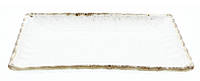 Тарелка мелкая квадратная 16 см, Белая в точку (Pro Ceramics) Теппан, Кантри