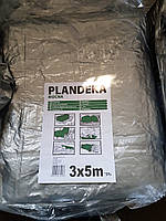 Тент Tenexim Mocny 3*5 м, готові розміри в ас., щільний 120 г/м2 срібний з УФ-захистом