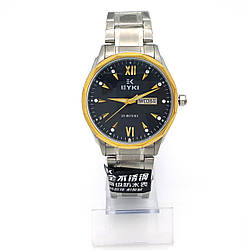 Годинник EYKI сріблястий на браслеті, р.22 см, циферблат 39 мм