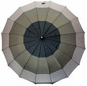 Парасолька-тростина, напівавтомат, 16 спиць, три відтінки сірого, XI-001