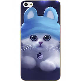 Чохол силіконовий з картинкою для ZTE Blade A522 Котя