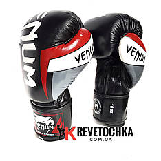 Боксерські шкіряні рукавички VENUN чорні