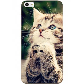 Чохол силіконовий з картинкою для ZTE Blade A522 Милий кошеня