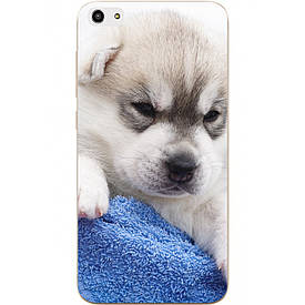 Чохол силіконовий з картинкою для ZTE Blade A522 Щеня