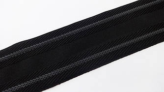 Стрічка корсажна з латексом 50 мм чорна