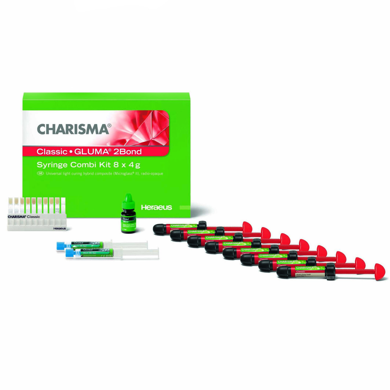 Charisma Classic сombi kit (Харизма Класік), набір 8 шприців, фотополімерний матеріал, Heraeus Kulzer